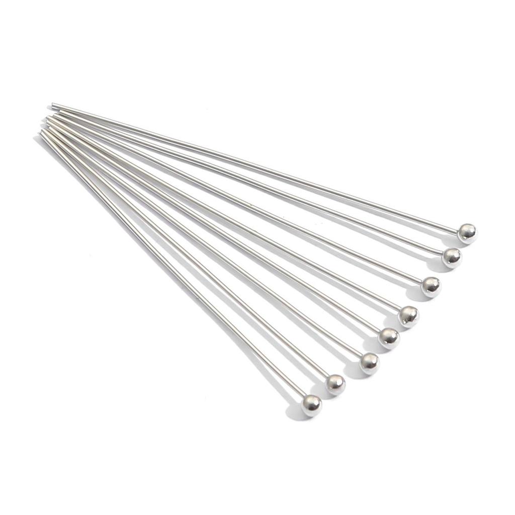 200 шт./пакет Иглы с головкой-шариком Материалы для изготовления ювелирных изделий DIY Аксессуары Ожерелье Браслет Серьги