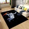3D Astronaut Space Cartoon Area Rug,Carpet Rug for Living Room Children's Bedroom Sofa Doormat Decoration,Kid Non-slip Floor Mat