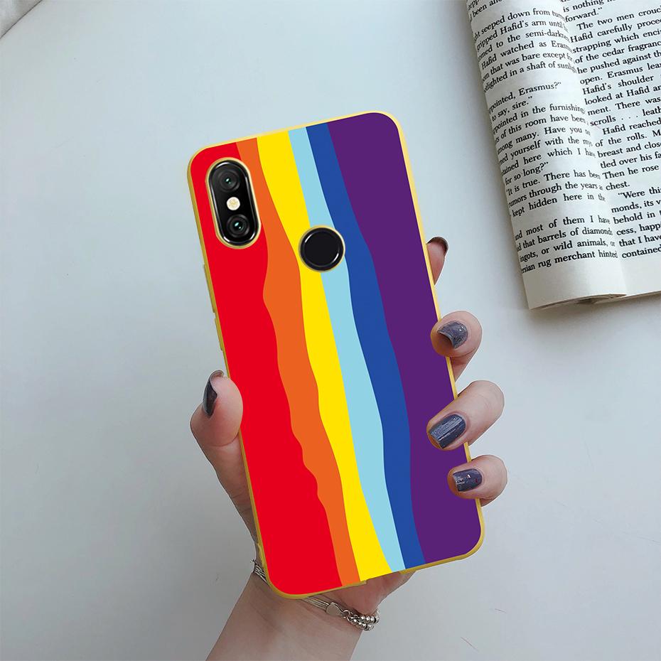 for Xiomi Xiaomi Mi A2 Lite Case Cover Daisy Flower Painted Soft Silicone Phone Case for Xiaomi Mi A2 A 2 MiA2 Lite Bumper Coque