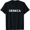 Футболка с надписью SENECA Простая футболка с названием округа