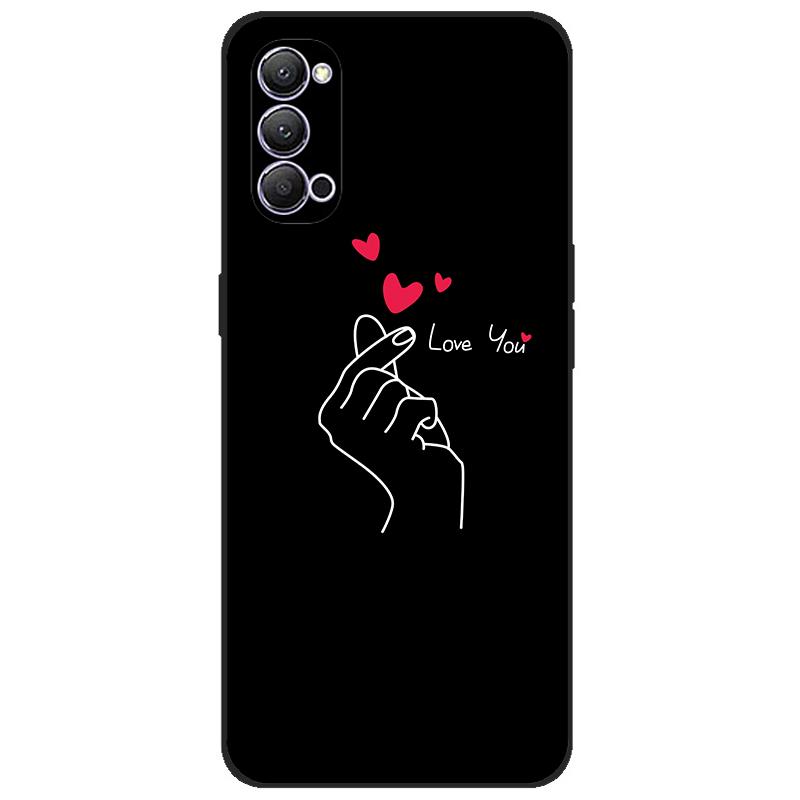 Чехол для Oppo Reno4 Pro Reno 4, мягкий силиконовый чехол с милой росписью для Oppo Reno4 5G Reno 4 Pro 5G CPH2089, чехлы для телефонов Fundas Coque