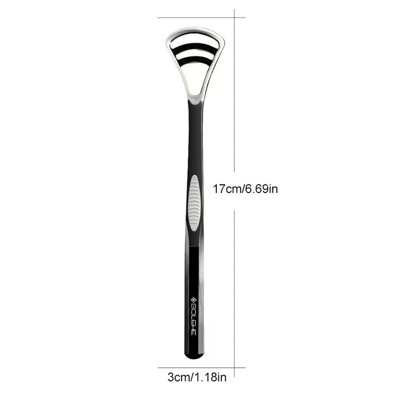 Dual Uses Kawaii Cute Diy Daily Use Tongue Scraper Cleaners Reusable Oral Health Cleaning Brush Hygiene Care Toothbrush Mouth