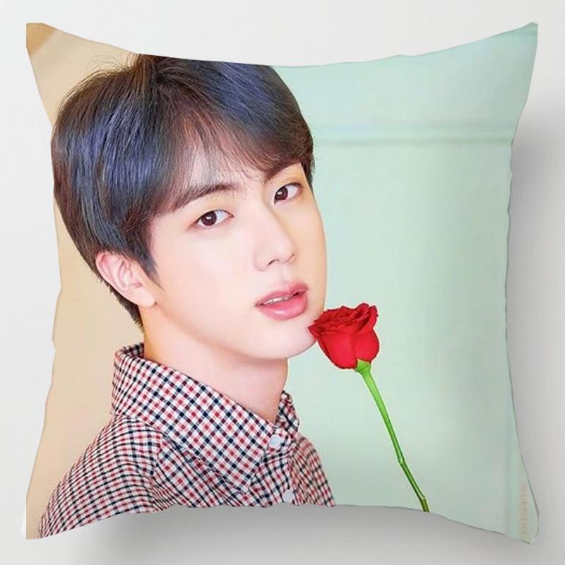Уютная 45см Kpop Bts Bangtan Boys Наволочка Декоративная Мягкая Наволочка Для Дома