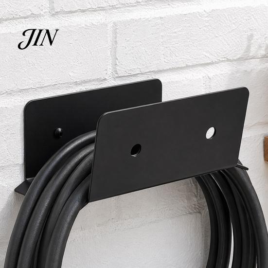 Cable Storage Solution Vehicle Holder, Durable Stainless Steel Bracket, Wall Mount Space Saving Heavy Duty Clip EV Charger Keeps Thick Cables