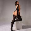Hot Sexy Lingerie Women Full Bodystockings Fishnet Bodysuit Crotchless Tights Sex Costume Erotic Outfits Black Lace Lingerie
