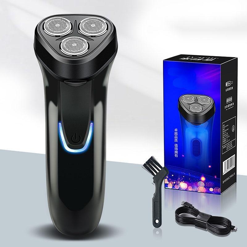 Новая электробритва, USB аккумуляторная бритва, мужская портативная бритва, бритва с тремя головками