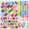 126 PCS Pop Bracelet it Fidget Toys Pack, Fidget Bracelet Birthday Party Gifts, Decompression Wristband with Autistic & ADHD,Fidget Wristband as