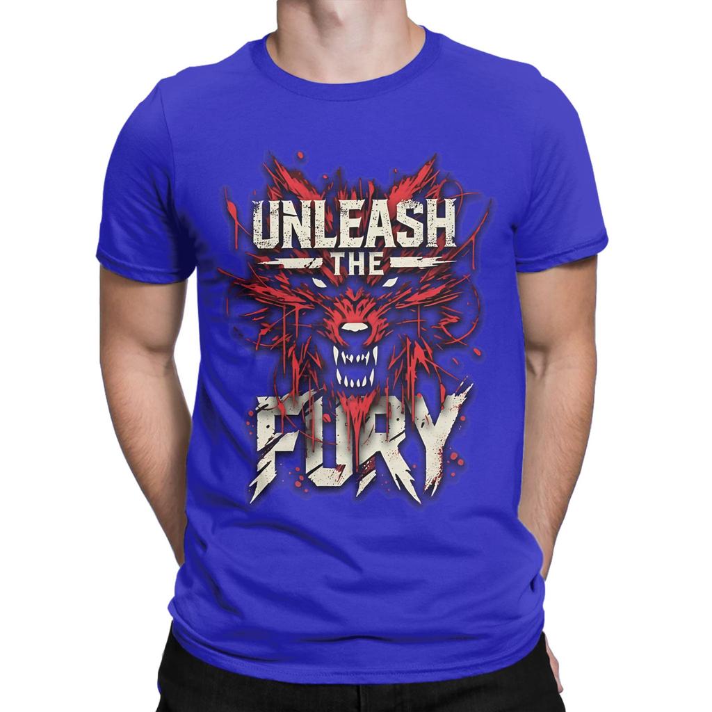 Blood Wolf Unleash The Fury Funny 100 Cotton Tshirt Dont Wake The Beast Tees Tops For Unisex