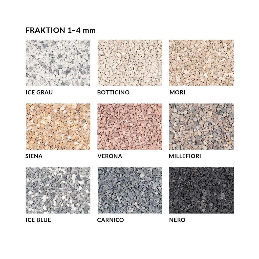 IsolBau Marble Aggregate Marmorkies Ice Blue 4/8mm 25kg