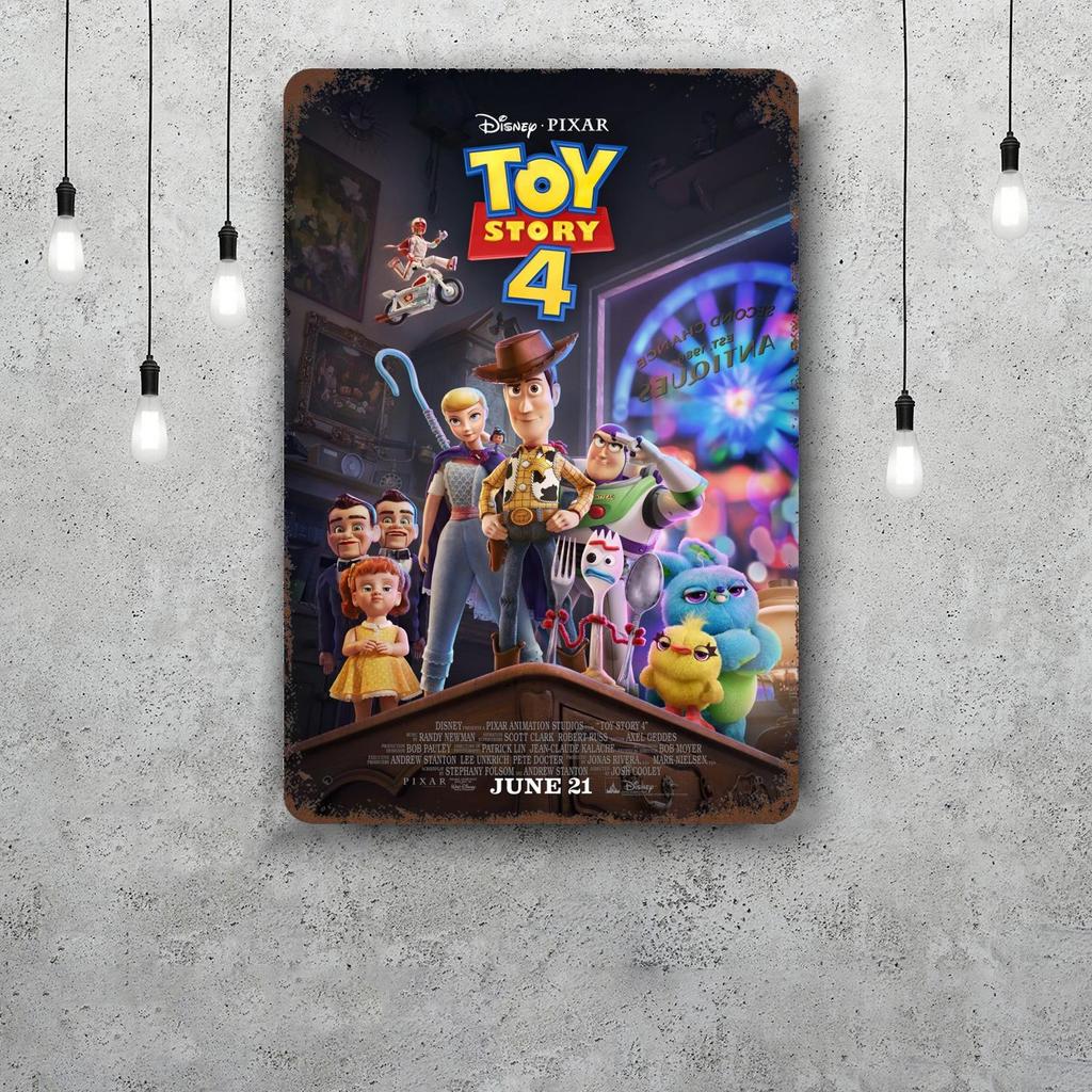 MINISO The Pixar Story Funny Bar Metal Sign, Retro Plaque, Vintage Sign, Alcohol Drinker, Pub, Club, Kitchen Wall Decoration