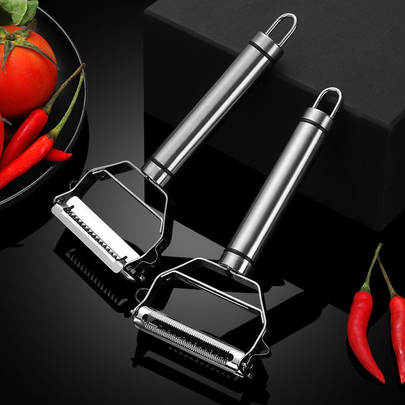 Efficient Kitchen Peeler and Grater Multifunctional Stainless Steel Tool for Hassle-Free Food Prep