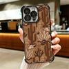 Cactus Pattern Plating Phone Case For Iphone 16 17 Pro Max Air 16E 14 15 Plus 12 13 Mini Anti-Fall Airabag Cover