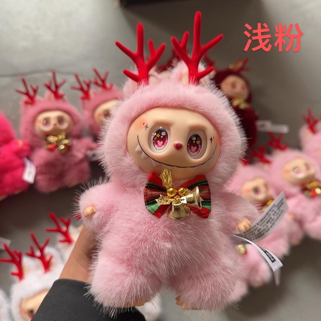 Рождественский лось с тем же виниловым лицом, брелок-подвеска, рождественская плюшевая кукла