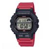 CASIO Sports Gear цифровые мужские часы с функцией памяти на 60 кругов WS-1400H-4AV Overseas модель черный x красный