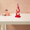 Абстрактное искусство Статуя Художественные работы Коллекции Настольный орнамент Современная огненная скульптура Пламя из смолы Фигурка