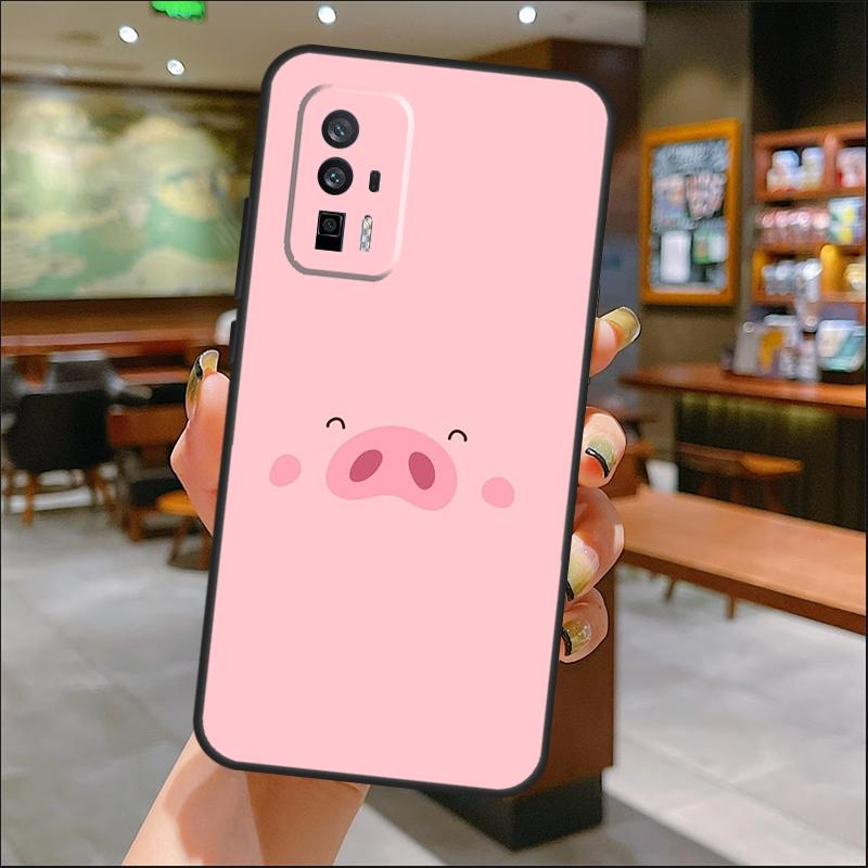 Очаровательный милый чехол с поросятами для Xiaomi 15 14 13 Ultra 11T 12T 13T 14T Pro POCO X7 Pro X3 X5 X6 M6 F5 F6 Pro