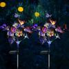 Solar Garden Butterfly Lights Outdoor Waterproof Decorative Lamp Festival Garden Lights for Yard Garden Yard Path Decoration