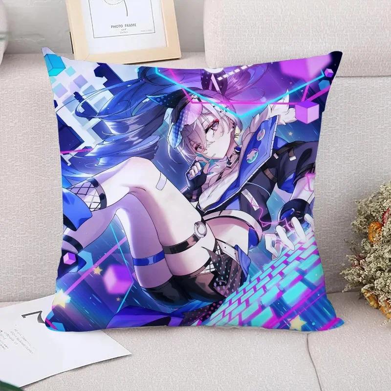 Pillow Cases Decorative Cushions Cover for Sofa Honkai Star Rail Pillowcases Cushion Covers Pillowcase Car Decoration Body