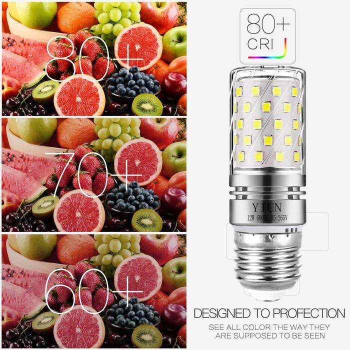 Lampe De Poche - Yiun - Q-GTQ-E27-12W-DW-4P-3 - 12W - 1200LM - Blanc Froid