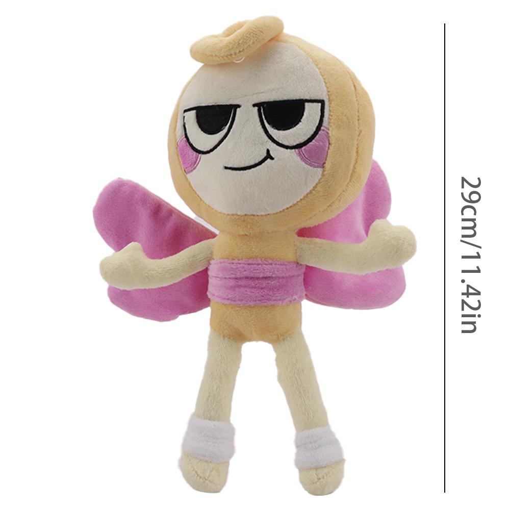 Плюшевая игрушка Dandy’s World Плюшевый Шримпо и Плюшевая игрушка Глистен Кино Плюшевые животные Милый Аниме Галька Собака Кукла Игрушки для Детей Подарок на День рождения