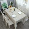 Luxury Waterproof PEVA Plaid Tablecloth & Chair Mat - Oil-Proof, High-End Rectangular Dining Cover