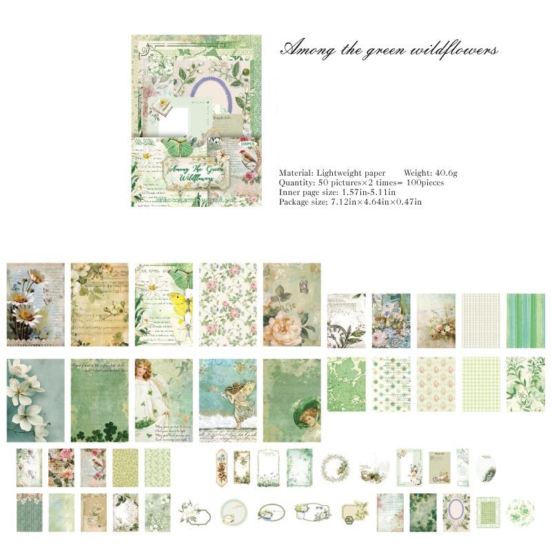 Садовое Почтовое Отделение Коллекция Бумажный Материал Руководство для Поделок Коллаж Журнал Блокнот Скрапбукинг Конверт