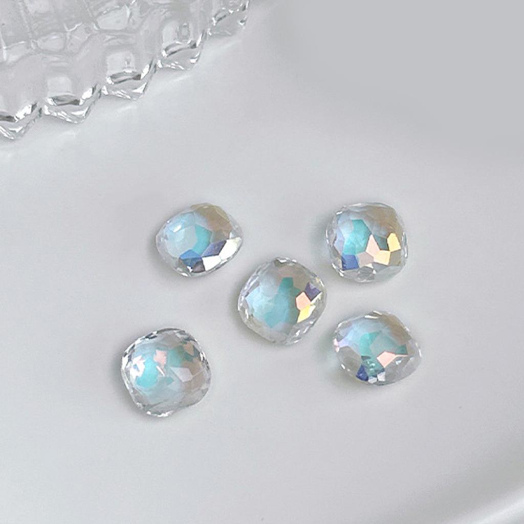 10Pcs Luxury Nail Charms Studs Nail Rhinestones Gems Luxury Nail Art Rhinestones Crafts Diamonds Crystal Jewels Stones