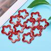 Creative Charms 10Pcs Handmade 30mm Star Loose Beads for Bracelet Earring Making Transparent Material Fashion Acrylic Pentagonal Pendant  Beads