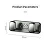 SFSE5 Car Double Hooks Organizer Alloy Hook Hanging Storage For Lexus F SPORT ES RX NX LS UX LM LX GX LC RZ IS CT GS RC HS SC TX LBX