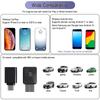 2 in 1 Wireless CarPlay Adapter Type C USB Plug Android Auto Wireless Adapter for Factory Wired Cars Carplay AI Box Auto Connect
