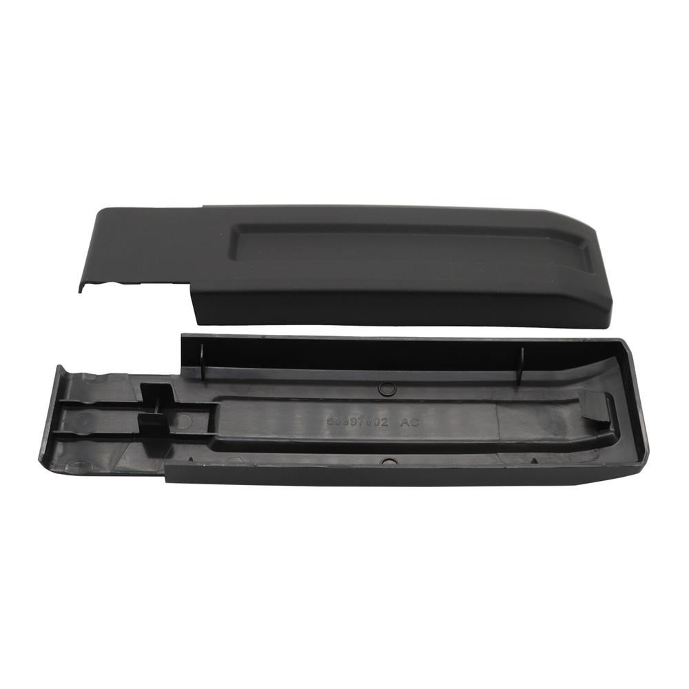 Matt Black Exterior Tailgate Door Hinge Cover Trims for Jeep Wrangler JK 2007-18