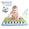Многофункциональный напольный коврик для танцев с клавиатурой, электронные музыкальные игрушки для раннего развития, для малышей