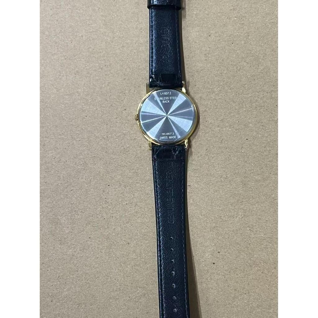 Б/У Б/У хорошее состояние оригинальные LONGINES Longines Grand Classic золотые кварцевые мужские часы