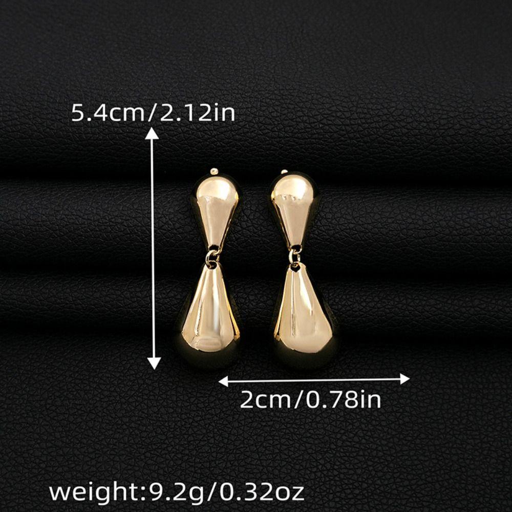 Irregular Teardrop Earrings Modern Design Oval Drop Earrings Geometric Earrings  Women