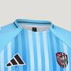 adidas 2026 Сучжоуская Суперлига Команда Яньчэн Выездная Полосатая Футболка с Круглым Вырезом и Коротким Рукавом Матчевая Унисекс футболка LG1964