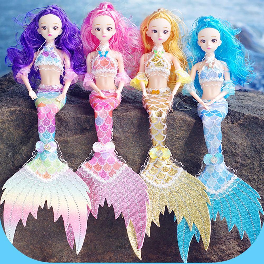 Colorful Princess Doll Pretty Girl Children Toys Bjd Doll Set (with Lights and Music)