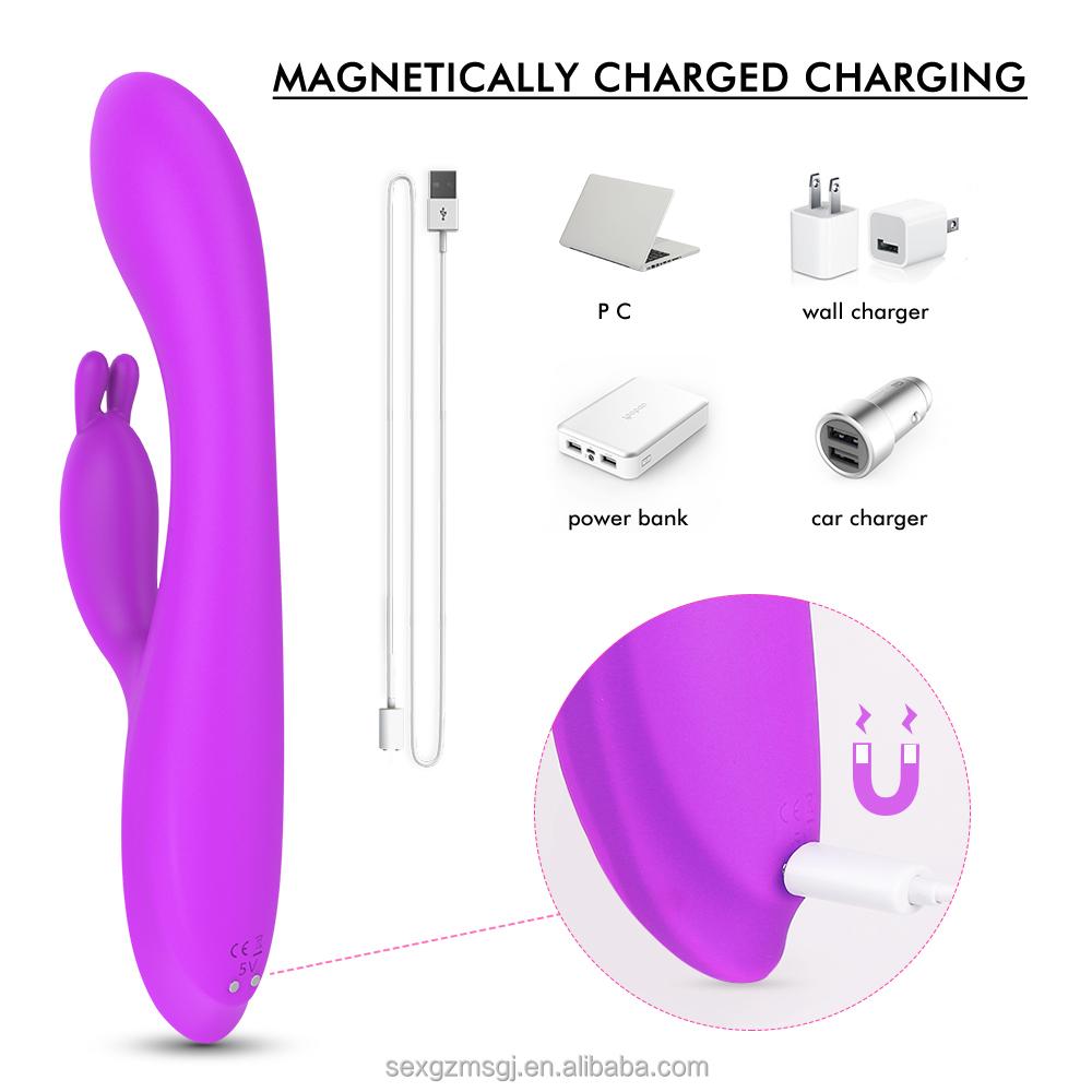 Innovative Warming Feature Rabbit Vibrator for Women G-Spot and Clitoris Stimulation Sex Toy