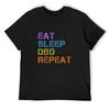 EAT SLEEP DBD REPEAT Футболка дизайнерские рубашки индивидуальная футболка мужские футболки champion