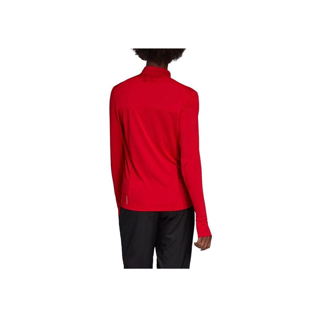 Adidas Breathable Soft Comfortable Long Sleeve T-Shirt Women Tops Red GE5833
