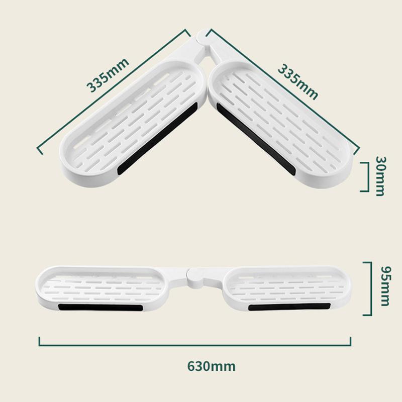 Punch-Free Bathroom Shelves Revolving Shelf Corner Storage Rack For Makeup Home Storage Organizer Bathroom Accessories Set