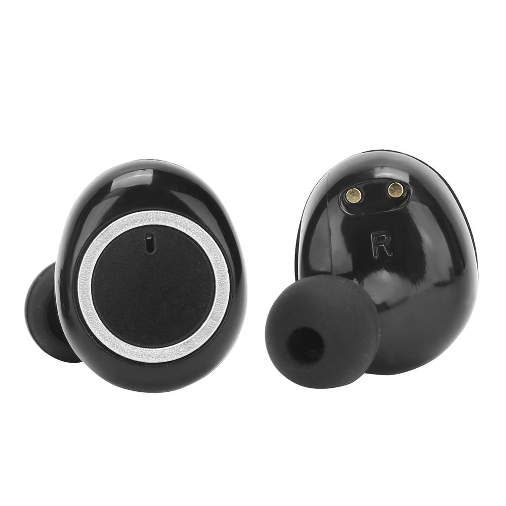 Беспроводные стерео наушники BTHi30 Bluetooth 5.0 с шумоподавлением и бинауральным режимом.(Серебряный черный )