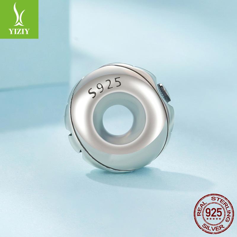 Яркая звезда и луна силиконовый позиционирующий браслет-бусины, мечтательный романтический стерлинговое серебро S925 DIY бусины