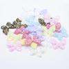 10Pcs 40*32mm Sequins Butterfly for DIY Clothes Hat Sewing Patches Headwear Hair Clips Bow Decor Accessorie