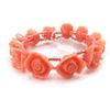 [J8262] - Orange 'Rosa Romantica' Designer Bracelet
