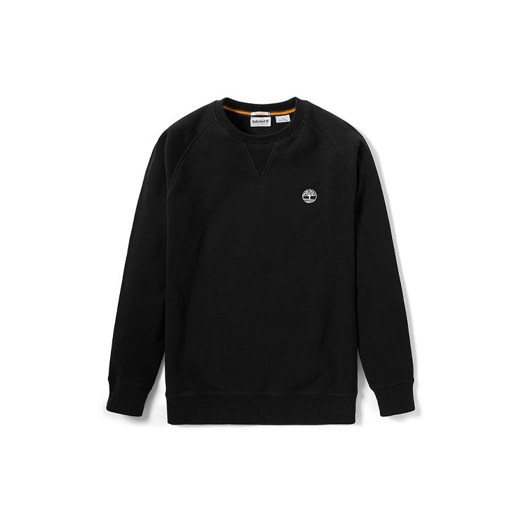 Timberland Толстовка с круглым вырезом и вышитым логотипом в виде дерева, мужская толстовка черного цвета A2FYN001