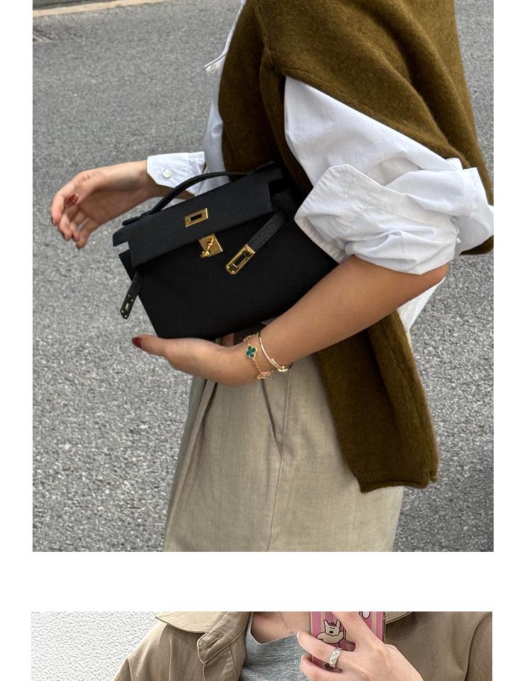 Женская мини-сумка Kelly из натуральной кожи 2023 г.: Модная сумка через плечо с модным узором «пальмы»