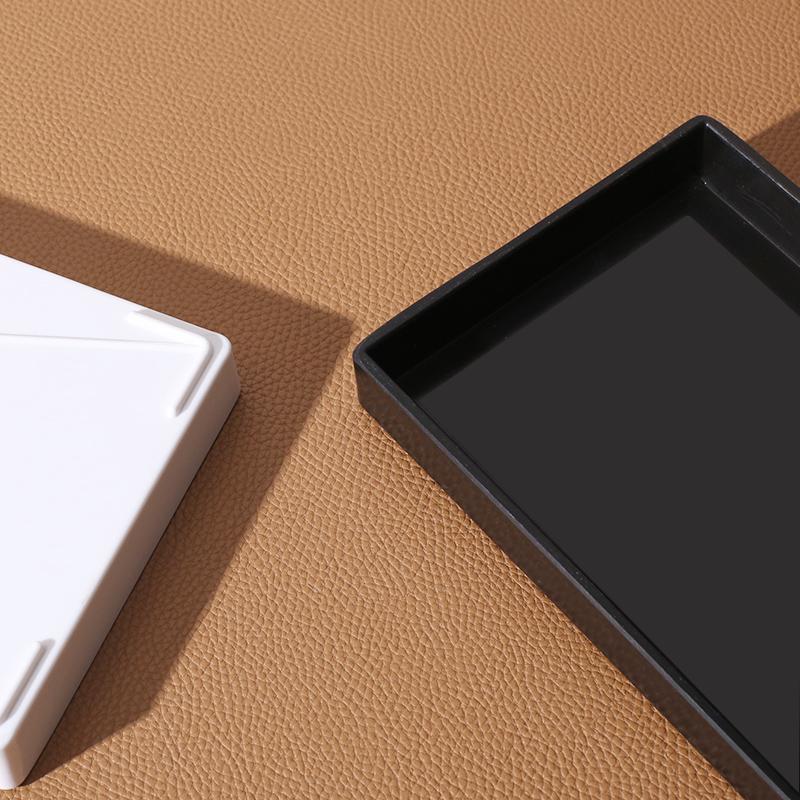 Поднос из меламинового белого фарфора Nordic, креативный, прямоугольный, для хранения чашек и тарелок, сервировочный поднос для десертов в отеле