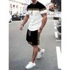 Мужской костюм из 2 предметов, подходит для повседневной носки, фитнеса, бега и спортивной одежды.