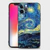 Чехол для телефона для Iphone 14 14 13 12 11 Pro Max Xs Max Xr X 7 8 Plus 12 Mini 6s, силиконовый черный корпус, Ван Гог, звездное небо, искусство