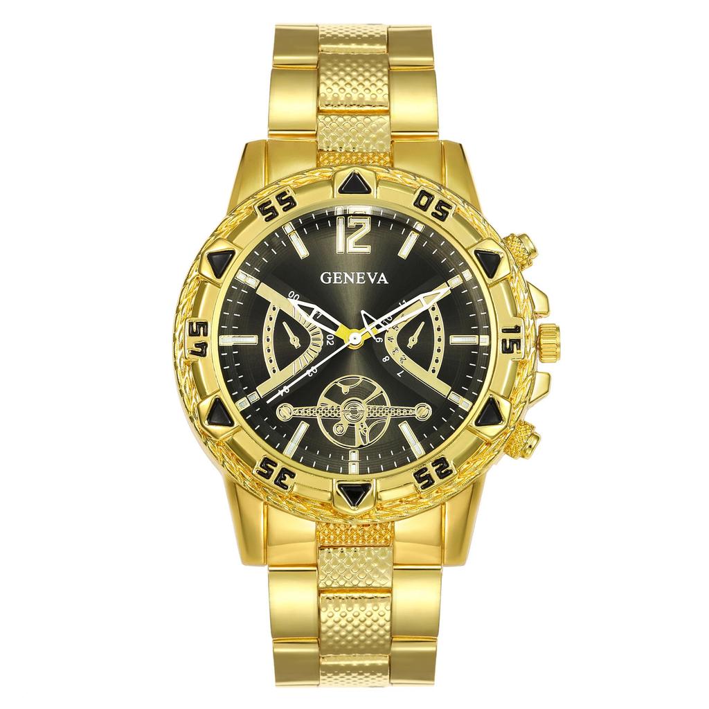 Elegant Men's Watch Set: High-end Business & Gift Collection - 4 Piece Set